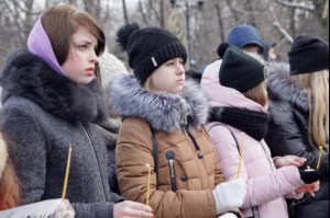 Возле храма в честь иконы Божией Матери «Утоли моя печали» совершена лития по Елизавете Глинке и другим жертвам авиакатастрофы