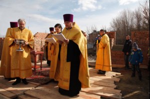 В Смирновском ущелье совершен чин основания храма Космы и Дамиана