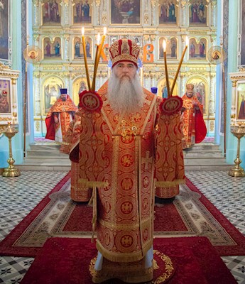 Божественная литургия в храме Сошествия Святого Духа г. Саратова