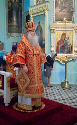Божественная литургия в храме Сошествия Святого Духа г. Саратова