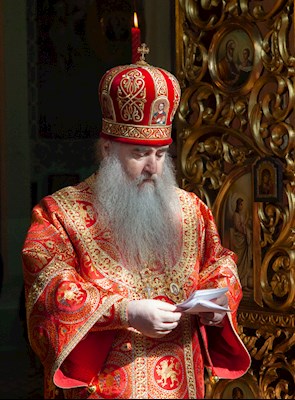 Божественная литургия в храме Сошествия Святого Духа г. Саратова