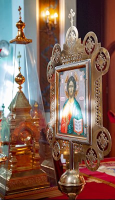 Божественная литургия в храме Сошествия Святого Духа г. Саратова