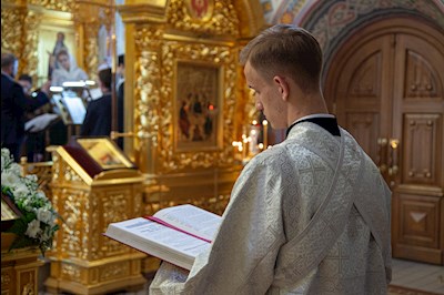 Всенощное бдение в Свято-Троицком кафедральном соборе г. Саратова