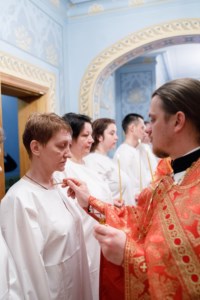 В Свято-Троицком соборе совершена Крещальная литургия