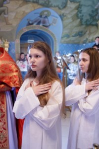 В Свято-Троицком соборе совершена Крещальная литургия