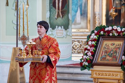 Митрополит Игнатий совершил всенощное бдение в Покровском храме Саратова
