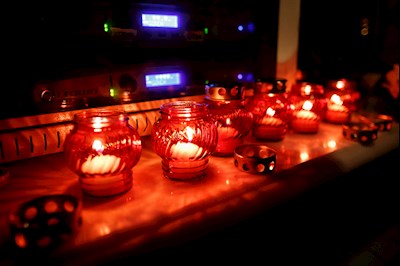 Ночное пасхальное богослужение в Свято-Троицком кафедральном соборе Саратова