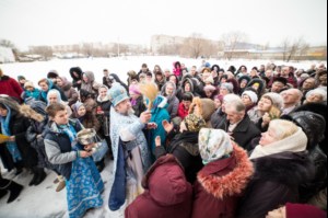 Праздник Сретения Господня в Сретенском храме Саратова