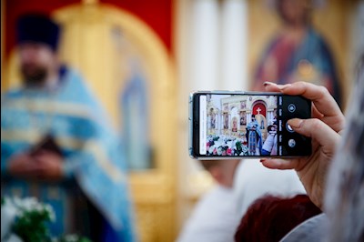 Митрополит Лонгин совершил Великое освящение храма в честь Тихвинской иконы Божией Матери