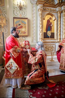 Архиереи Саратовской митрополии соборно совершили Литургию