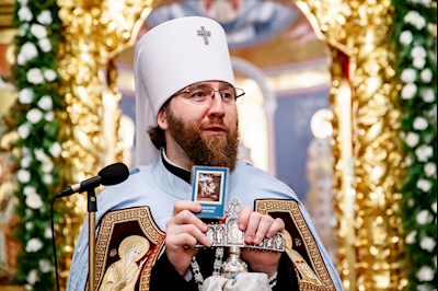 Ночная Божественная литургия в Свято-Троицком кафедральном соборе г. Саратова