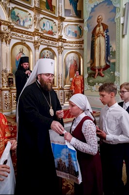 Митрополит Игнатий совершил всенощное бдение в Покровском храме Саратова