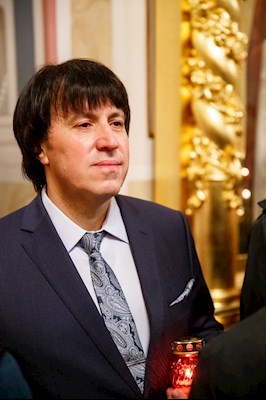 Ночное пасхальное богослужение в Свято-Троицком кафедральном соборе Саратова