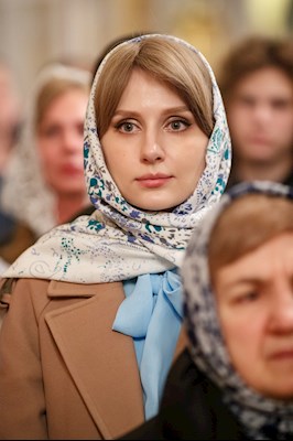 Ночное пасхальное богослужение в Свято-Троицком кафедральном соборе Саратова