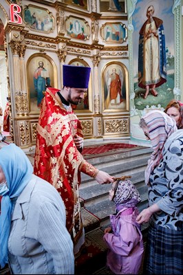 Архиереи Саратовской митрополии соборно совершили Литургию
