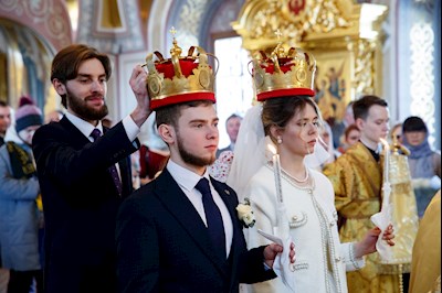 Таинство Венчания в Свято-Троицком кафедральном соборе г. Саратова