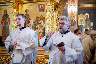Митрополит Игнатий совершил Божественную литургию в Свято-Троицком кафедральном соборе г. Саратова
