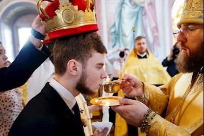 Таинство Венчания в Свято-Троицком кафедральном соборе г. Саратова