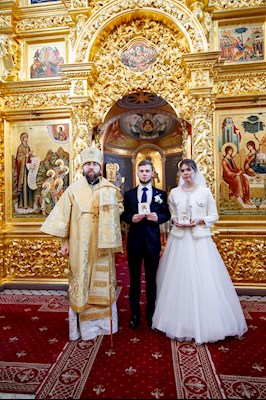 Таинство Венчания в Свято-Троицком кафедральном соборе г. Саратова