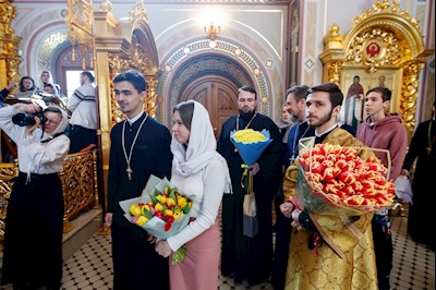 Таинство Венчания в Свято-Троицком кафедральном соборе г. Саратова