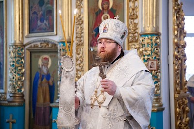 Митрополит Игнатий совершил Божественную литургию в храме Архангела Михаила с. Михайловка