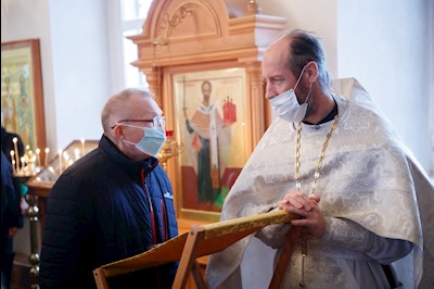Митрополит Игнатий совершил Божественную литургию в храме Архангела Михаила с. Михайловка