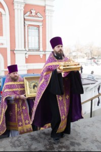 Встреча Вышенских святынь в Покровском храме Саратова