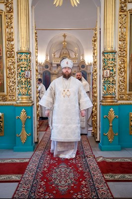 Митрополит Игнатий совершил Божественную литургию в храме Архангела Михаила с. Михайловка