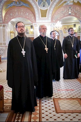 Митрополит Игнатий принял участие в Таинстве Крещения в качестве восприемника