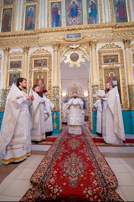 Митрополит Игнатий совершил Божественную литургию в храме Архангела Михаила с. Михайловка
