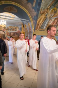 В Свято-Троицком соборе совершена Крещальная литургия