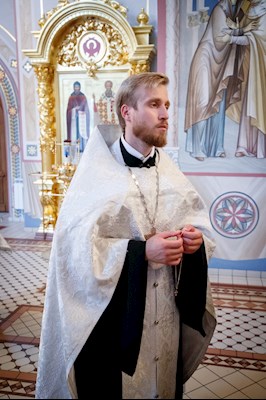 Митрополит Игнатий принял участие в Таинстве Крещения в качестве восприемника