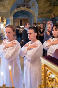 В Свято-Троицком соборе совершена Крещальная литургия