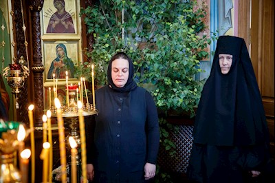 Божественная литургия в Иоанновском женском монастыре