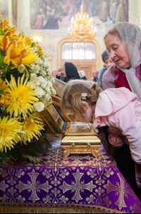 Встреча Вышенских святынь в Покровском храме Саратова