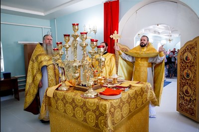 В селе Синенькие совершена первая за 85 лет Божественная литургия