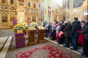 Встреча Вышенских святынь в Покровском храме Саратова