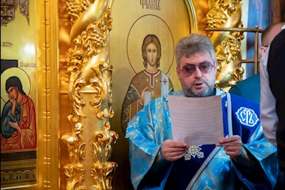 Митрополит Игнатий совершил Великое повечерие, утреню и 1-й час в Свято-Троицком кафедральном соборе г. Саратова
