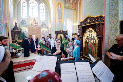 Божественная литургия в Иоанновском женском монастыре