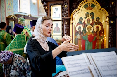 Божественная литургия в Иоанновском женском монастыре