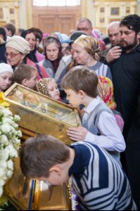 Встреча Вышенских святынь в Покровском храме Саратова