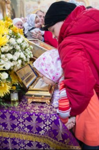 Встреча Вышенских святынь в Покровском храме Саратова