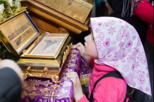 Встреча Вышенских святынь в Покровском храме Саратова