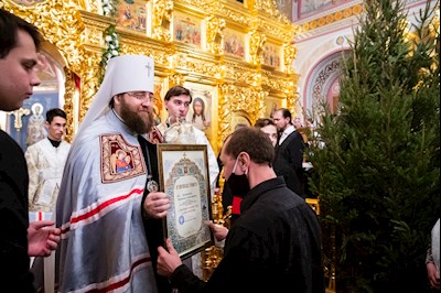 Митрополит Игнатий совершил рождественскую Литургию