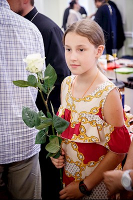 Сотрудники епархиального управления поздравили митрополита Игнатия с 10-летием со дня хиротонии