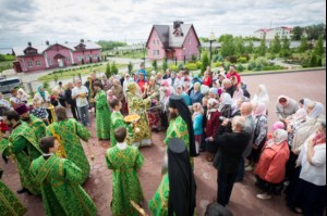 Божественная литургия в Свято-Иоанновском женском монастыре с. Алексеевка