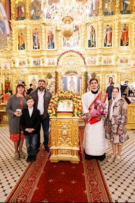 Ночное пасхальное богослужение в Свято-Троицком кафедральном соборе Саратова