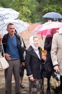 Совершен чин основания храма в честь Тихвинской иконы Божией Матери