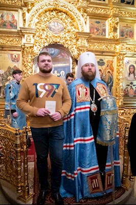 Митрополит Игнатий совершил Великое повечерие, утреню и 1-й час в Свято-Троицком кафедральном соборе г. Саратова