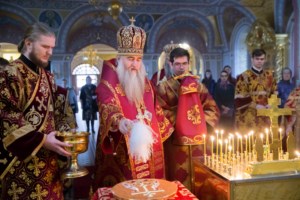 Митрополит Лонгин и Митрополит Иоанн совершили панихиду по Митрополиту Нежинскому и Прилукскому Иринею в 40-й день его кончины